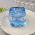 5.5cm Blue Snowflake Ice Cube