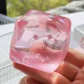 5.5cm Pink Snowflake Ice Cube