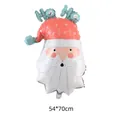 Santa Claus foil balloon for Christmas party decoration 54x70cm - HOHO Santa Claus Head Balloon / 54x70cm