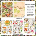 Infeel.Me Orchard Market DIY PET sticker set with watercolor fruit scenes - Orchard Market (open Today 54th Session)