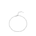 Elegant S925 sterling silver fine chain bracelet with adjustable clasp - Ultra-Fine Disc Chain (RHB2233)