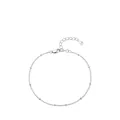 Elegant minimalist S925 sterling silver ultra-thin beaded chain bracelet for women jewelry - Ultra-Fine Spaced Bead Chain (RHB2235)