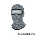Breathable outdoor cycling balaclava face mask with grey paisley pattern design - One Size / Paisley Grey