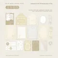 Vintage floral stationery set for scrapbooking with embossed envelopes and postcards - Dust Light Print