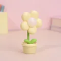 Mini luce notturna a LED a forma di fiore giallo decorazione da scrivania creativa carina - Lampada a fiore / Giallo