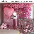 Panneau mural scintillant carré rose pour décorations de fête d'anniversaire et mariage 30x30cm - Rose