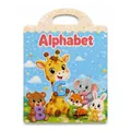 Wiederverwendbares Alphabet-Aufkleberbuch für Kinder mit süßen Tierillustrationen - Niedliches Alphabet