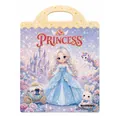 Tragbares, wiederverwendbares Aufkleberbuch für Kinder mit glitzerndem Prinzessinnen-Motiv - Süße Prinzessin