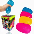 Vibrant rainbow colored slow rebound squishy stress ball toy for kids including gift box - Boxed Skittles / 1 Yellow (muscle Strength Version)
