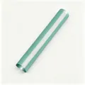Premium 8 inch teal acrylic reading magnifying bar ruler for desktop line tracking - Green Center Transparent Style