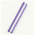 Transparent purple acrylic bar magnifier 8-inch length for desktop reading and line finding - Purple Center Transparent Style
