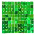 Panel de pared de lentejuelas cuadradas verdes para fondos brillantes de eventos - Verde Navidad (6031) / 30*30cm