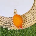 Creatieve gefrituurde kippenpoot sleutelhanger, simulatie voedsel model voor tassen - Simulatie gefrituurde tempura krabbenpoot