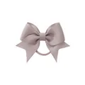 Élastique à cheveux élégant avec nœud en gros-grain vieux rose et design queue d'aronde. - Rose Lotus (818)