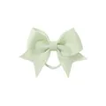 Élastique à cheveux élégant avec nœud en gros-grain vert clair pour les filles - Vert Clair (520)