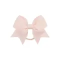 Chouchou à nœud en ruban gros-grain rose clair avec élastique pour filles et enfants - Rose Clair (105)