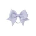 Chouchou à nœud papillon en ruban gros-grain violet clair pour enfants et filles - Violet clair (307)