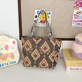 Elegante bolso bordado de estilo bohemio con patrones geométricos de diamantes - Estilo 7