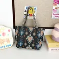 Bolso tote bordado bohemio retro con estampados étnicos y correas resistentes - Estilo 8