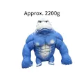 Blue gorilla stress relief squeeze toy, 21x18cm large size TPR slow rebound sensory toy - Large / Blue