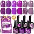 Dreamy Glitter / 6Pcs/Set / Taro Purple