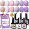 Cool Glitter / 6Pcs/Set / Pink Purple