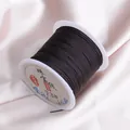 0,6 mm schwarze 73# hochwertige Schmuckschnur für DIY-Armbänder und Halsketten - Coffee 03