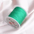 Green 0.6mm size 73 jade weaving thread for DIY jewelry bracelets and necklaces - Emerald Green 05