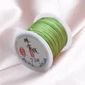 High-quality 0.6mm green braided jade thread for DIY handmade bracelet and necklace - Light Army Green 10