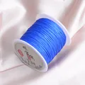 0.6mm blue nylon beading thread for DIY bracelet making 73 gauge non-elastic cord - Royal Blue 17
