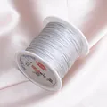 Silver 0.6mm 73# non-elastic jade cord spool for DIY jewelry weaving and bracelet making - Silver Gray 29