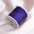 Purple 0.6mm non-elastic DIY weaving cord No. 73 spool for jewelry bracelet making - Dark Purple 30