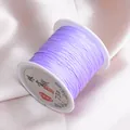 Professional 0.6mm purple non-elastic DIY nylon cord for jewelry and bracelet braiding - Light Purple 33