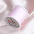 Pink 0.6mm No. 73 non-elastic jewelry cord for DIY beading and bracelet making - Tender Pink 41
