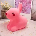 Linda luz nocturna de conejo rosa para decoración de dormitorio con corazón - Rosa