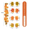 Guirlande de feuilles d'érable artificielles d'automne 100 cm pour décor de fête - Vignes D'érable - 165