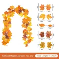 Artificial autumn maple leaf garland 175cm for harvest festival home decoration variant - Maple Vines - 172