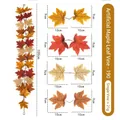 Artificial autumn maple leaf garland decoration, 100cm length, fall harvest style - Maple Vines - 190