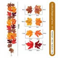 Artificial autumn maple leaf garland 100cm for harvest festival home decorations - Maple Vines - 191