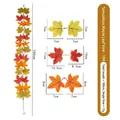 Artificial autumn maple leaf vine 100cm long for home and Halloween decoration - Maple Vines - 194