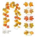 Autumn artificial maple leaf vine garland for harvest festival and home decoration decor - Maple Vine - 254-2