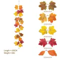 Autumn artificial maple leaf vine garland with assorted colorful fall harvest foliage - Maple Vines - 250 - 4