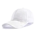 Detail des weißen Tarnmusters und des atmungsaktiven Meshs der Baseballkappe - Verstellbar / Weiß