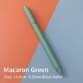Κομψό πράσινο στυλό τζελ macaron με μαύρο μελάνι 0,5 mm για το γραφείο και το σχολείο - 0.5mm / Πράσινο Μακαρόν