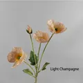 Champagne artificial Iceland poppy flowers for elegant home and wedding decor - Light Champagne