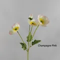 Artificial Iceland poppy silk flower in champagne pink for home decor and weddings - Champagne Pink