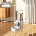 Distributore automatico di acqua sospeso per animali domestici in colore bianco - Abbeveratoio / 520ml / Bianco