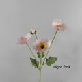 Realistic light pink artificial Iceland Poppy stem for home decor and weddings. - Light Pink