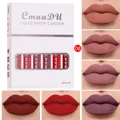 Coffret de six rouges à lèvres liquides mats CmaaDU professionnels et imperméables - Série 06 / Ensemble de 6 pièces / CM18SCC6ZZ-06
