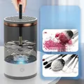Automatische elektrische make-up kwastenreiniger en droger, draagbaar en oplaadbaar - 5V Directe Levering / Zwart